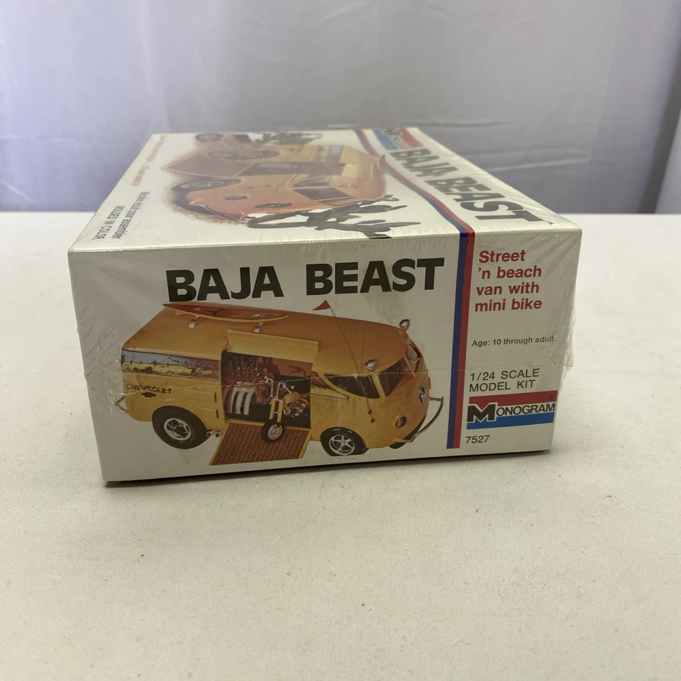 Monogram  Baja Beast Street ‘n Beach Van w/ Mini Bike #7527 Factory Sealed NEW - Image 3 of 4