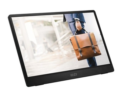 MSI Pro MP161 E2U Monitor | 15,6 Zoll Full HD IPS | USB-C Mini-HDMI | Wie Neu