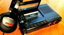 Sony TC-D5M registratore a cassette stereo portatile vintage funzionamento confermato