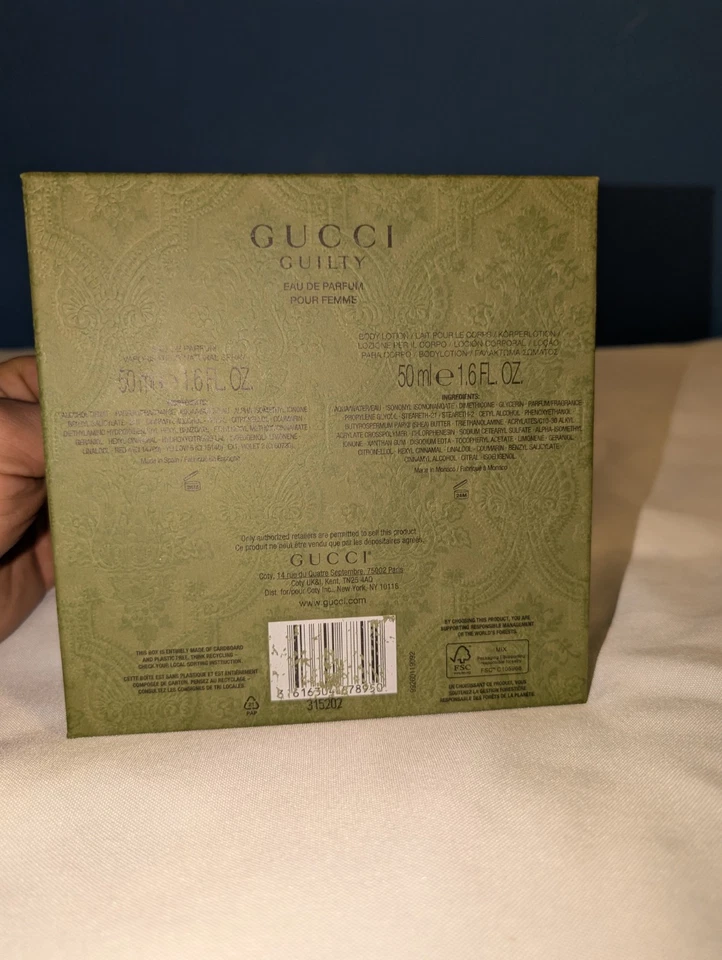Gucci Guilty Eau de Parfum 2 peças conjunto de presente 50ml Eau de Parfum e 50ml loção corporal - Imagem 3 de 4