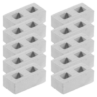 100 Pcs Building Bricks Dollhouse Stone Architectural Model Accessories