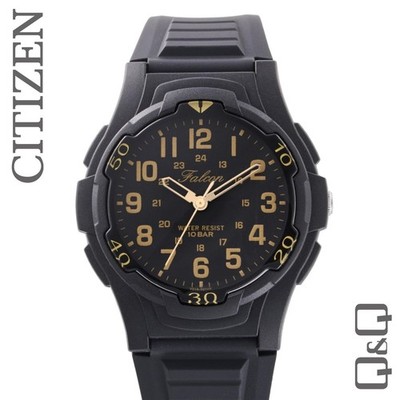 CITIZEN Q&Q Falcon Analog Watch Water Resistant 100m Polyurethane Band JDM Model