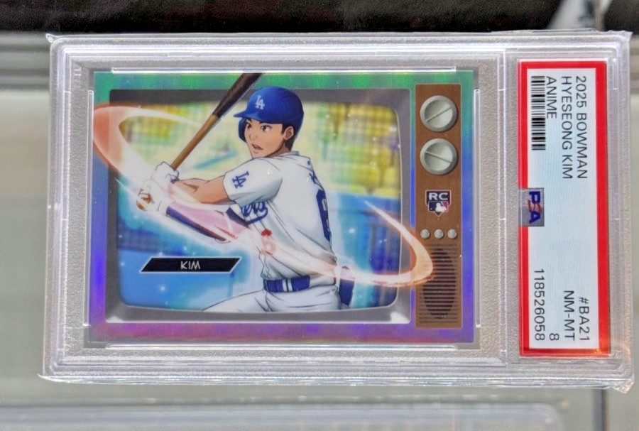 2025 Bowman Hyeseong Kim Anime (RC) SSP PSA 8