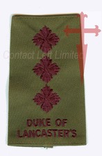 2x Duke of Lancasters Rang Slides F&uuml;r MTP Captain Multicam Infanterie