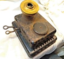 American Electric Early Manual Metal Wall Telephone...cs