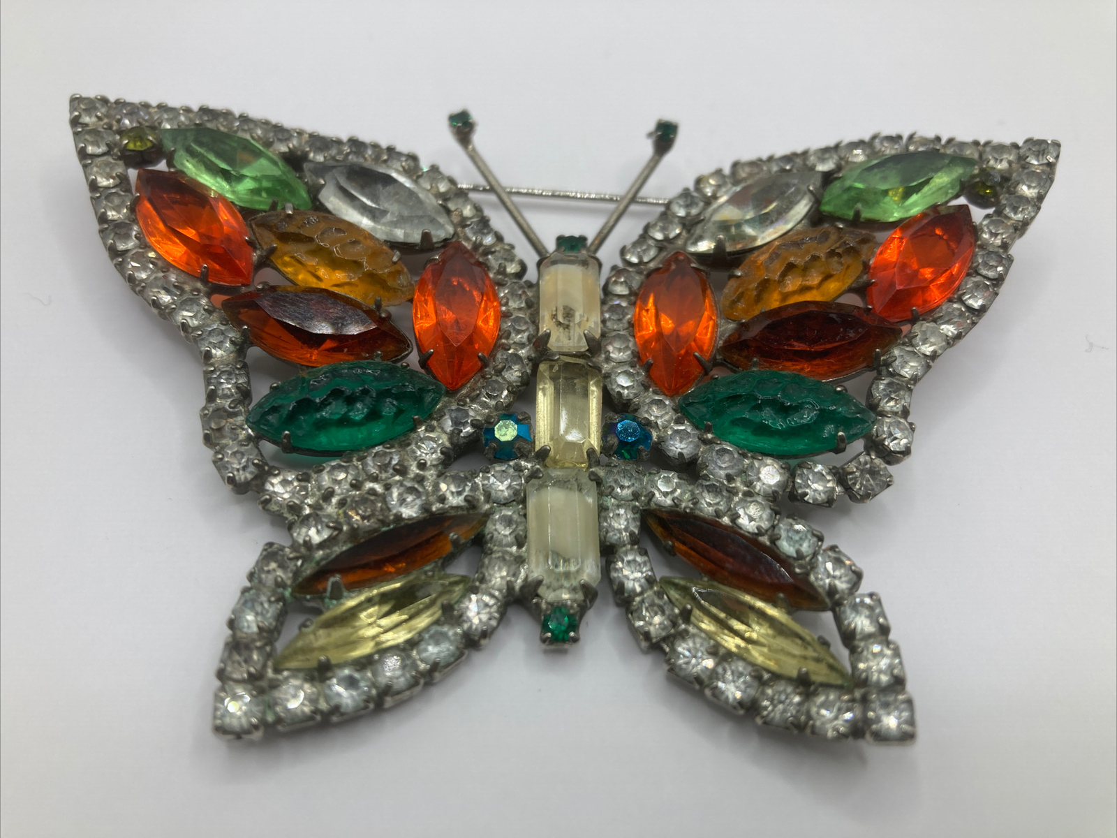Kenneth Jay lane Butterfly Brooch Rare - image 1