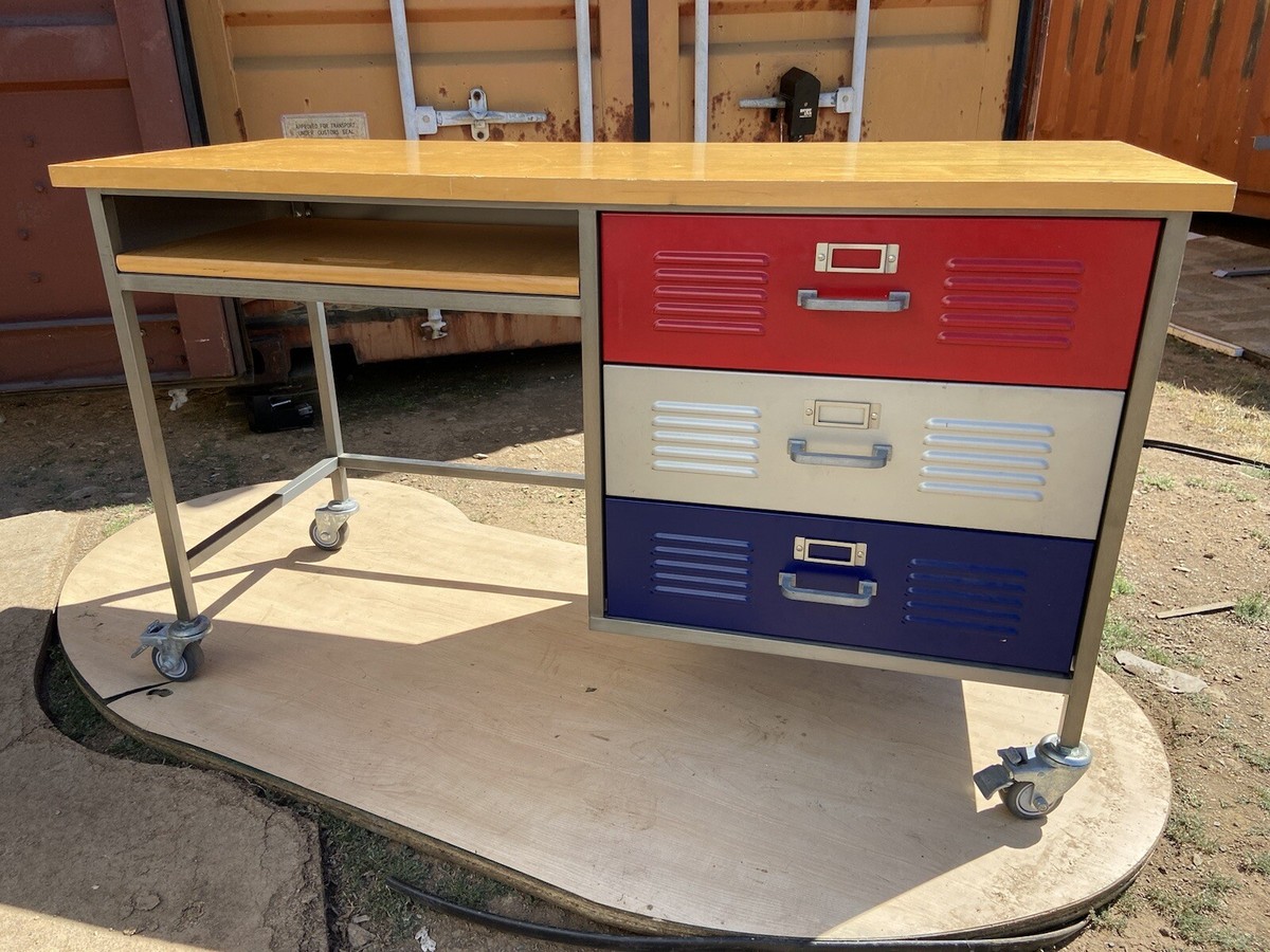 Pottery Barn Teen Metal Locker Desk Collection