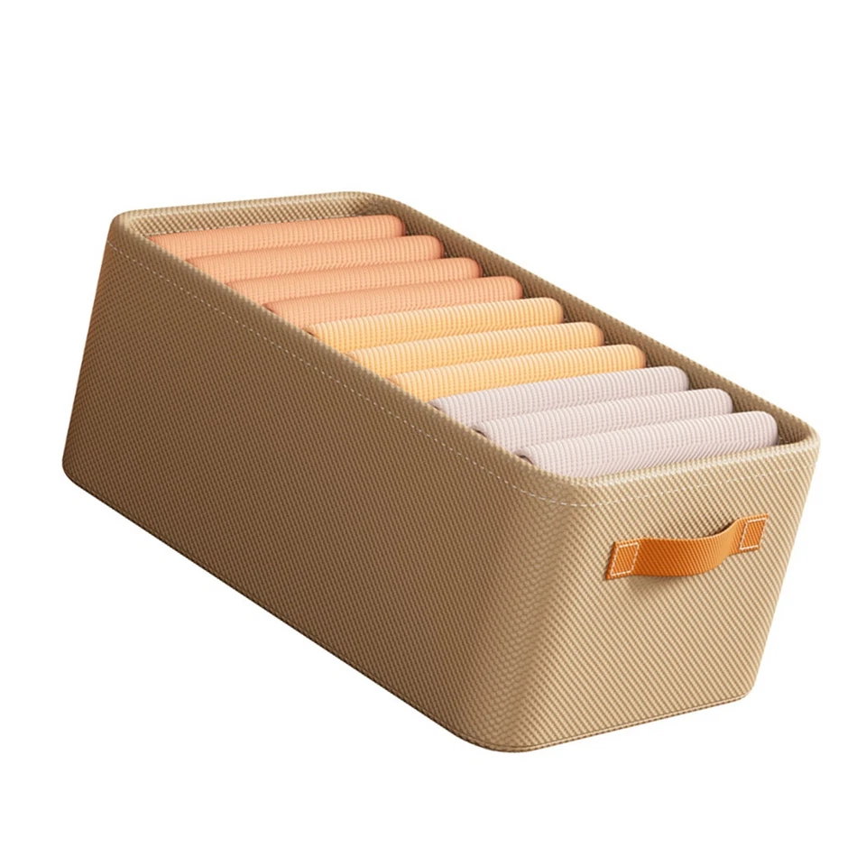 Drawer Type Clothing Storage Box Foldable Non Woven Fabric Clothing Organizer - Image 4 of 4