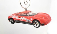 Diecast Christmas Ornament for Ford Thunderbolt Red