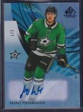 MIRO HEISKANEN - 2020 SP Game Used Auto #64, /5