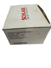 Schlage Double Cylinder Deadbolt BC162P 609 Antique Brass
