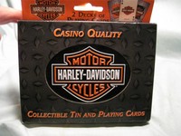 Harley Davidson Casino Quality Cards In Collectible Tin Harley Davidson Casino Quality Cards In Collectible Tin