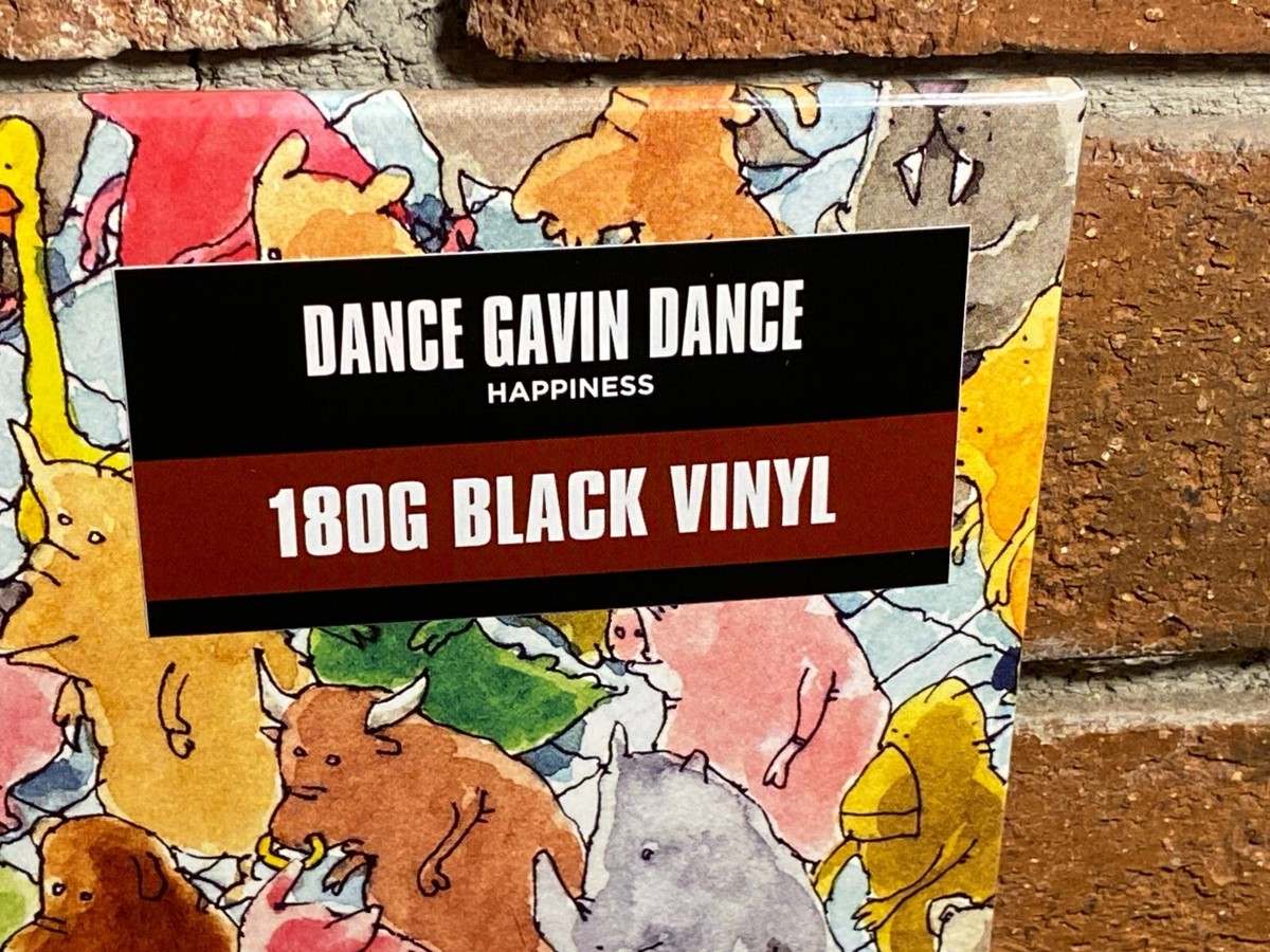 DANCE GAVIN DANCE - Happiness, Limited 180 Gram BLACK VINYL LP New