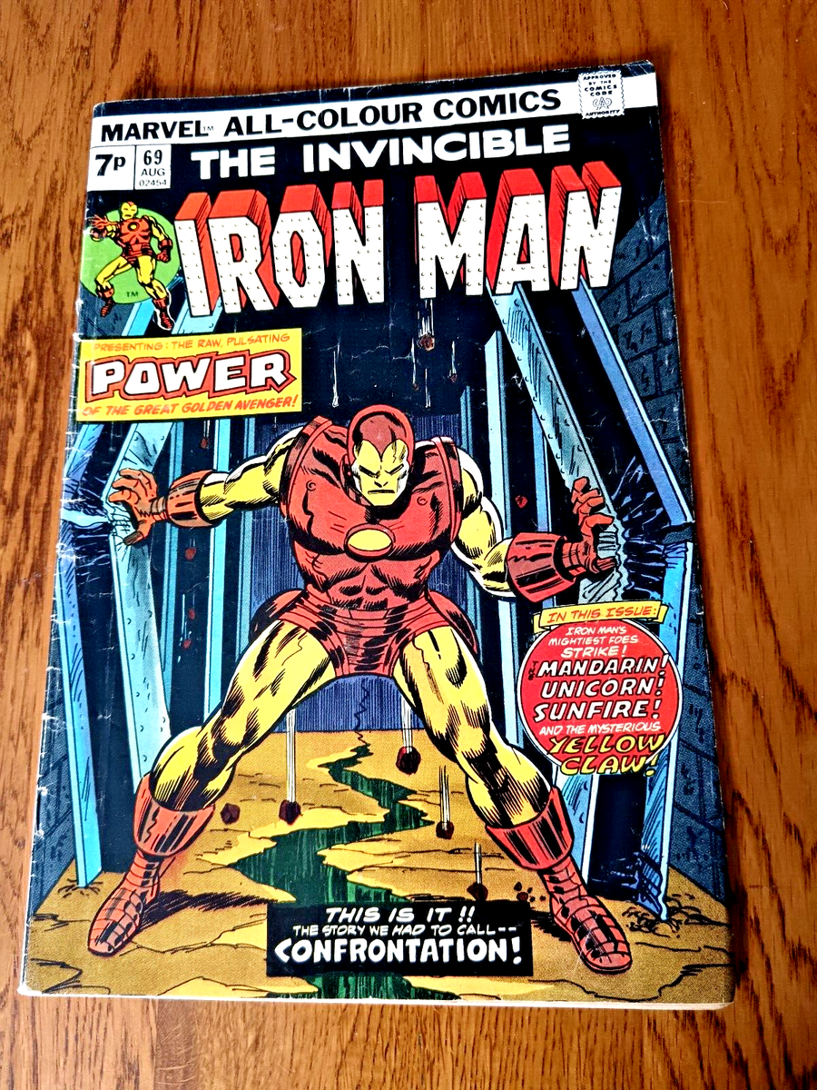 The Invincible Iron Man Issue #69 Marvel Comic Group August 1974