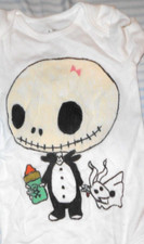 Baby Jack Skellington Hand Painted Onsie