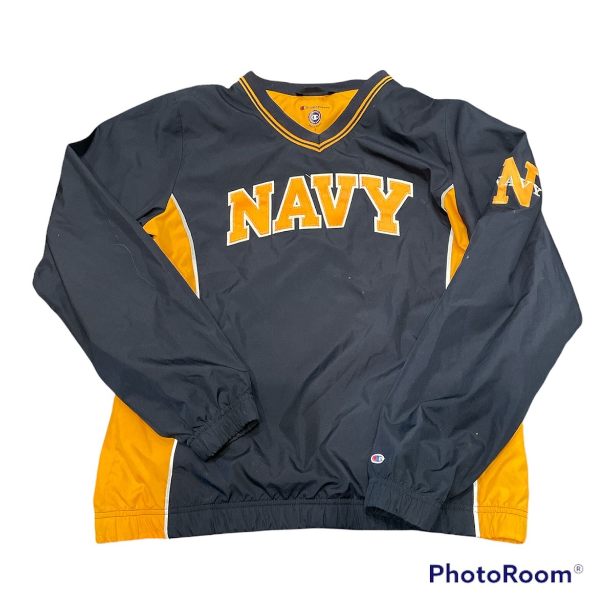 Champion Navy Midshipmen NCAA Blue Reflective Pullover