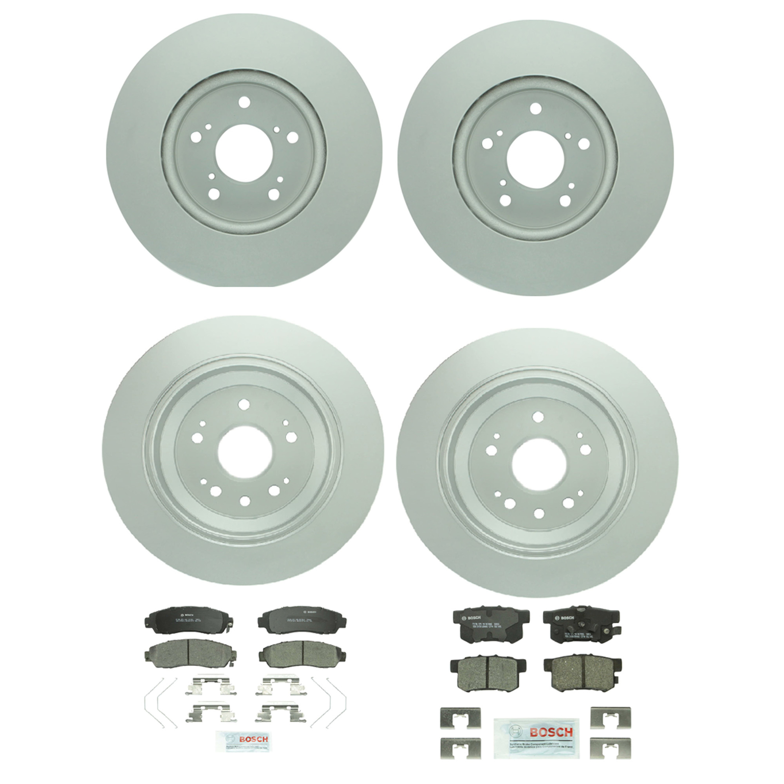 BOSCH Disco Freno Anteriore 296mm Per Chevrolet Captiva E Opel Antara - 2 Pezzi, Ventilato, Codice 0 986 479 267
