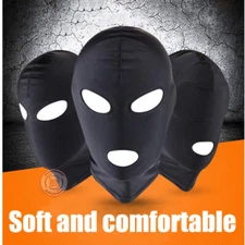 Spandex Full Hood Face Head Hood Cover Role Play Unisex Mask Slave Costume