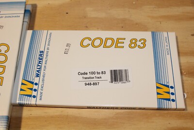 Walthers code 83 transition track