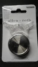 New Allen Roth Dimmer Knob - Brushed Satin Nickel new in package