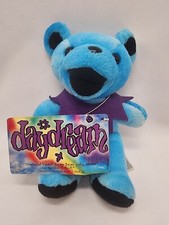 Daydream- Grateful Dead Bean Bear Liquid Blue- 7  Plush Vintage Collectible, WT