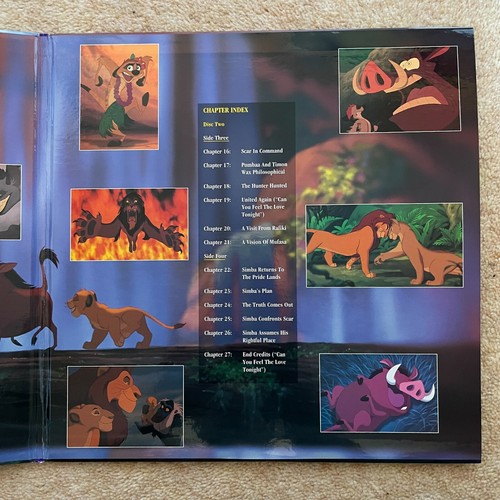 THE LION KING Deluxe CAV Letterbox Edition BOX SET Laserdisc w/LITHOGRAPHS NTSC - Picture 6 of 9