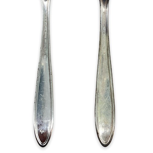 Oneida Enchantment Bounty Teaspoon Silverplate Flatware 2Pc Set - Picture 5 of 8