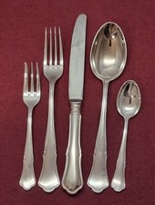 Robbe & Berking Alt Chippendale 150 Men&uuml;besteck 5 teilig mehrere Sets Vorhanden