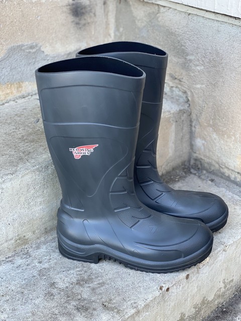 red wing rain boots