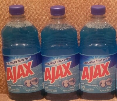 Lot Of 3 Ajax Multi Purpose Cleaner Fresh Bathroom 16.9oz.