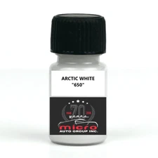 2 Oz Touch up Paint For Mercedes Arctic White 650 With Brush SHIPS TODAY