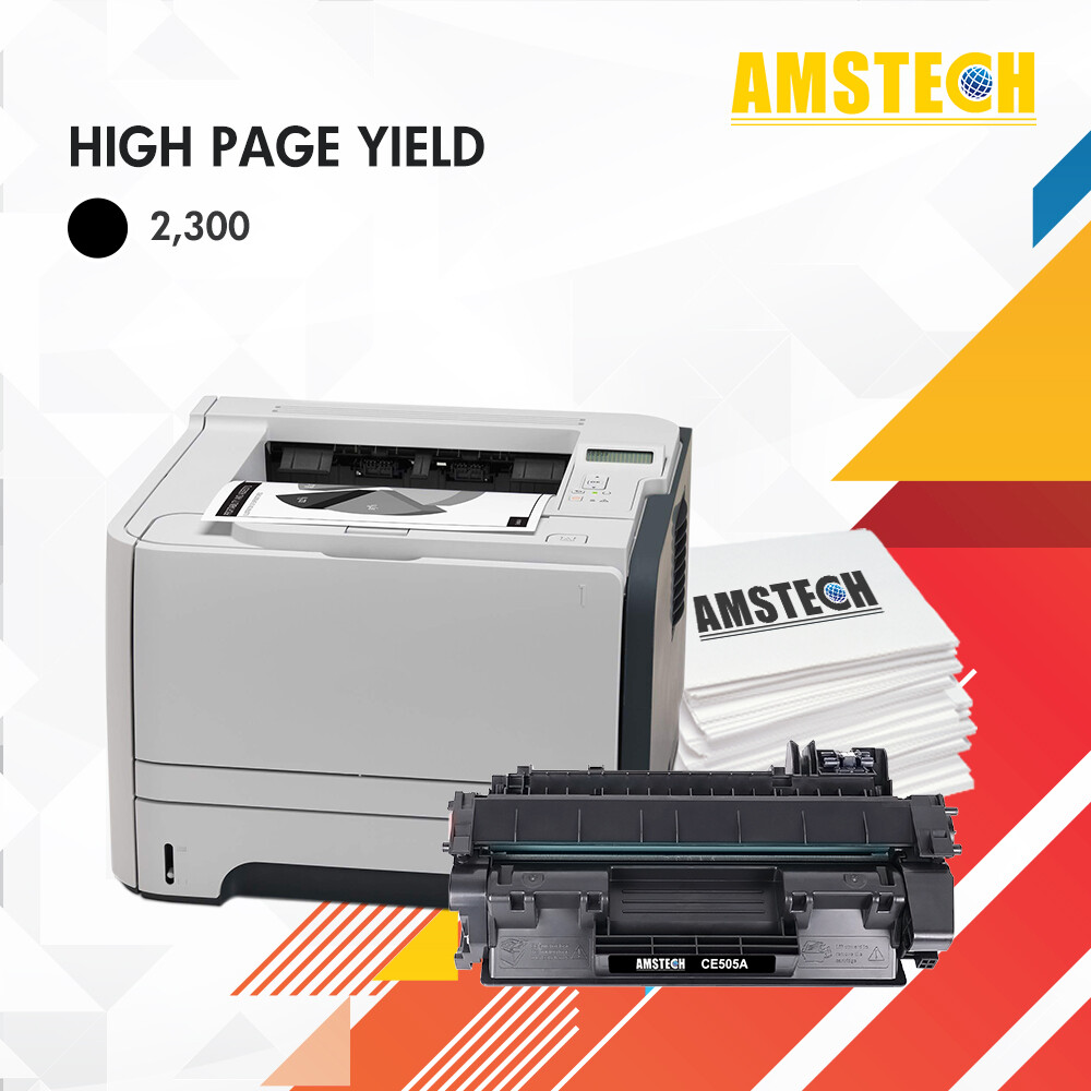 3-Pack CE505A / 05A Toner Cartridge – Compatible With HP LaserJet P2035 P2035n P2055 P2055d Printers
