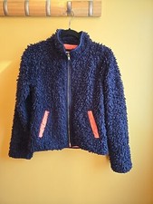 JCREW CREWCUTS ZIPPERED SWEATSHIRT / JACKET - SIZE S 14 - BLUE