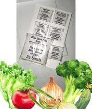 Beginner/ Starter Gardener Pack - 6 different Types of Vegetable Seeds - 2024