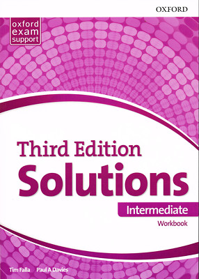 Oxford SOLUTIONS 3rd Edition Intermediate Workbook 9780194504522 @ NEW