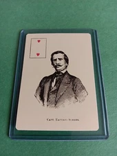 Raphael Semmes Confederate General Game Playing Card