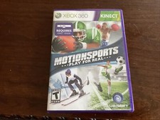 Xbox 360 Motion Sports Play For Real - Microsoft Kinect - Complete with Manual