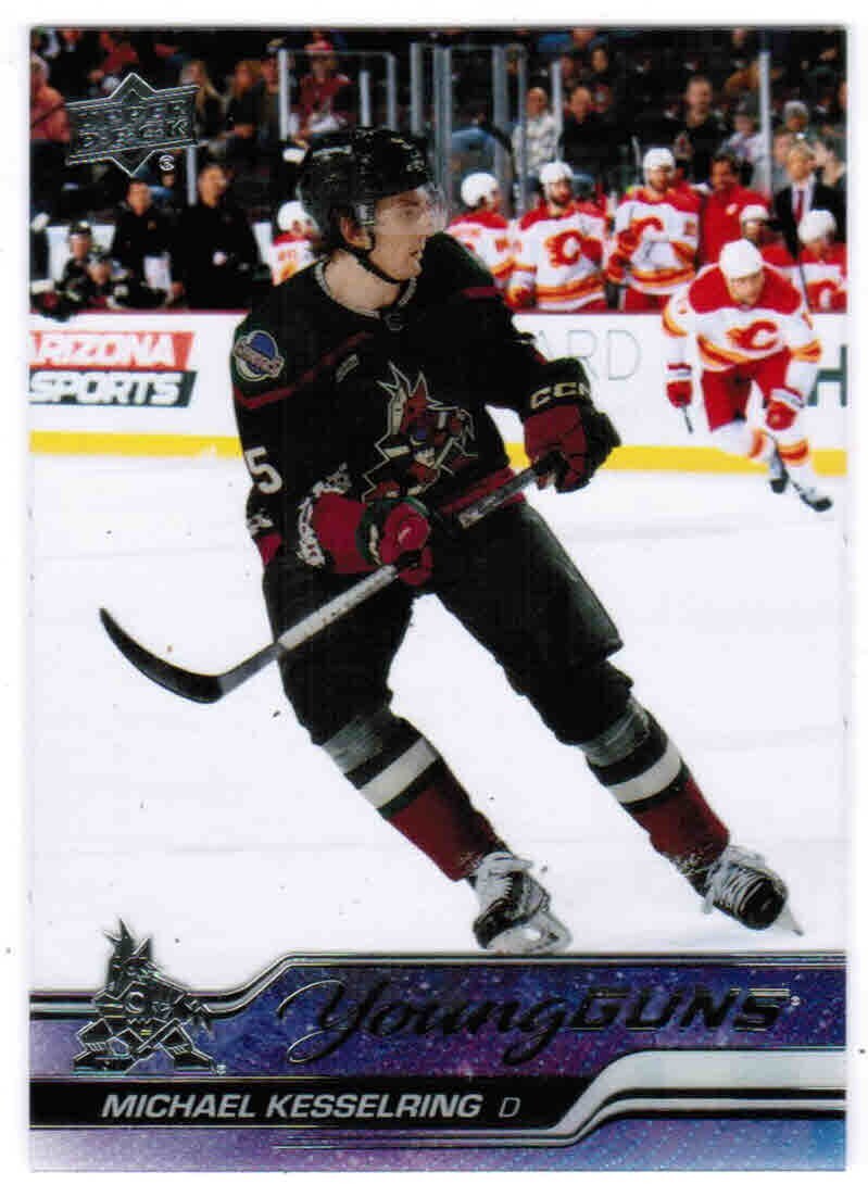 23/24 2023 UPPER DECK SERIES 2 MICHAEL KESSELRING #481 YOUNG GUNS RC CLEAR CUT
