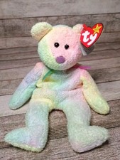 TY Beanie Baby GROOVY The Ty-Dyed Bear - Mint