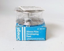 Omega 467-011 Stainless Steel 35mm Metal Film Developing Reel B W NEW OLD STOCK