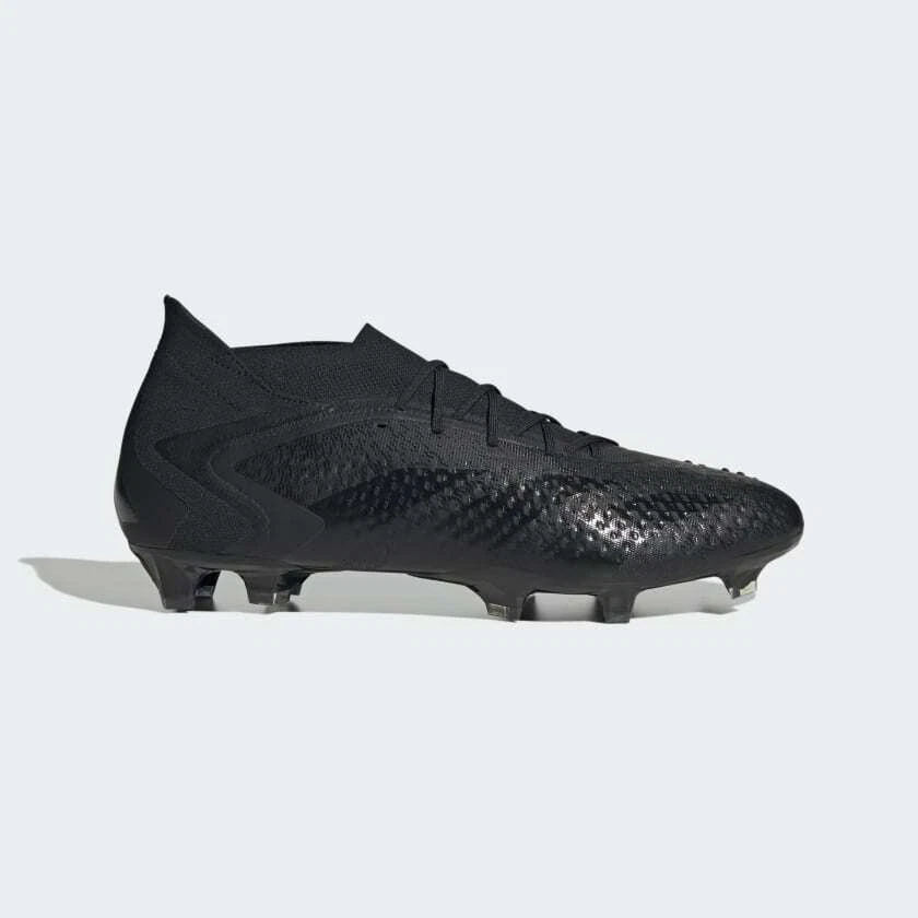 All black sale soccer shoes