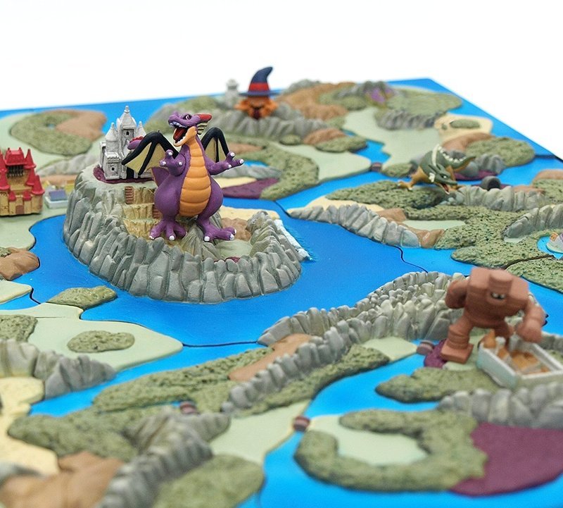 NEW Square Enix Dragon Quest Birth 25th Anniversary Map Diorama