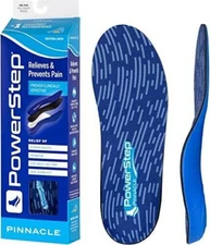 Powerstep Pinnacle Neutral Arch Support Shoe Insoles Inserts,  W 6-6.5