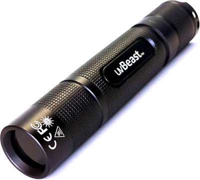 New V3 365Nm Mini - Black Light UV Flashlight   High Definition Pure Ultraviolet