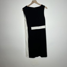 Adrianna Papell Shift Dress NWT Black White Size 10