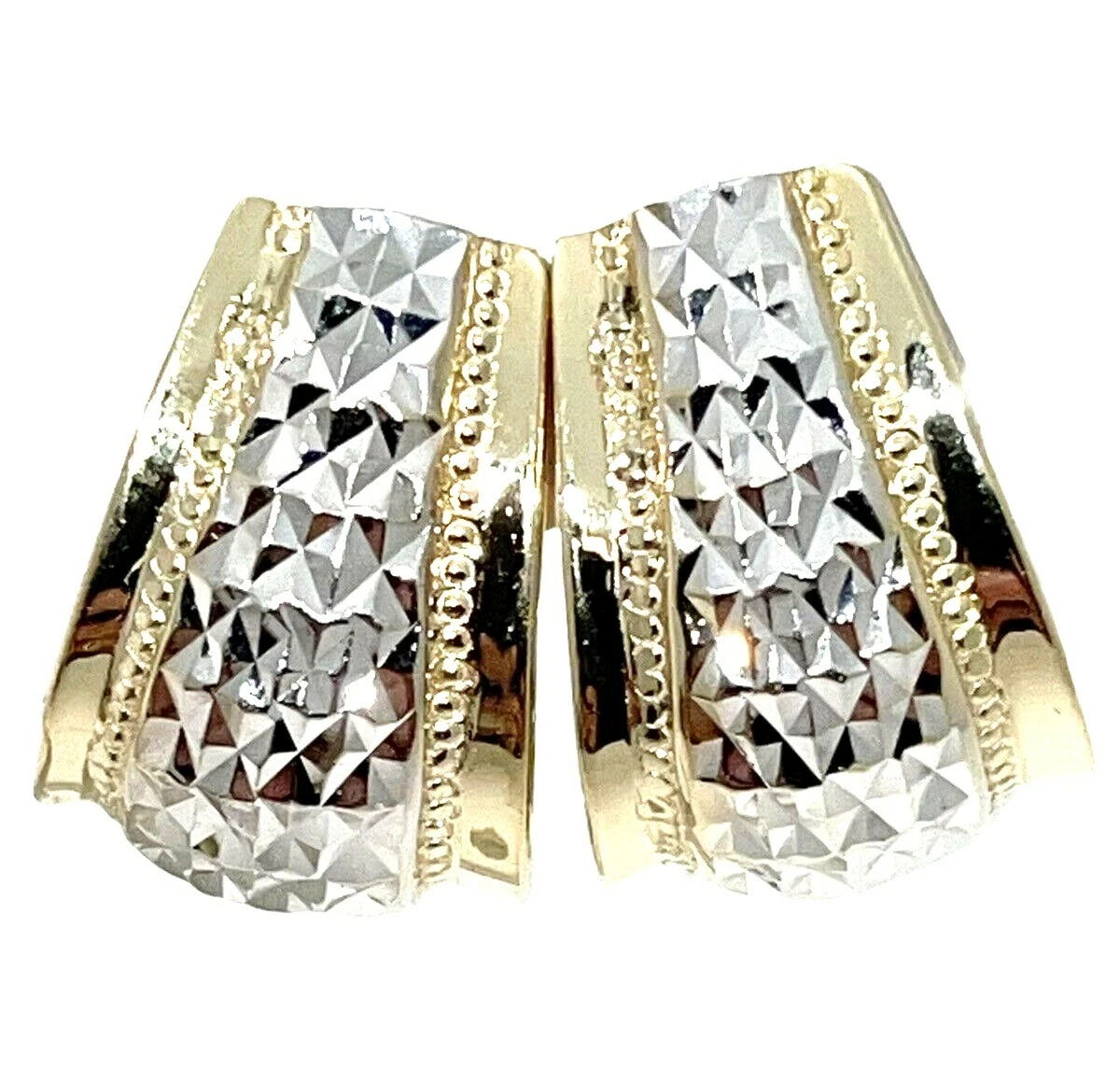 14 karat 2024 huggie earrings