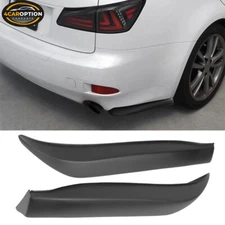 Fits 06-13 Lexus IS250 IS350 Base Sedan Rear Bumper Lip Diffuser Spoiler PP 2pcs