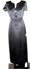 NEW 6 set ALEX EVENING satin jacket gown shrug bolero dress formal mob column