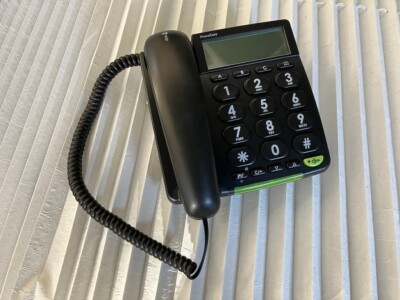 DORO PhoneEasy  312cs Seniorentelefon Großtastentelefon großes Display Schwarz