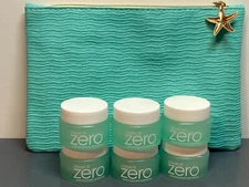 6x Banila Co Clean It Zero Cleansing Balm Revitalizing 0.24 oz + Bag EXP 2025